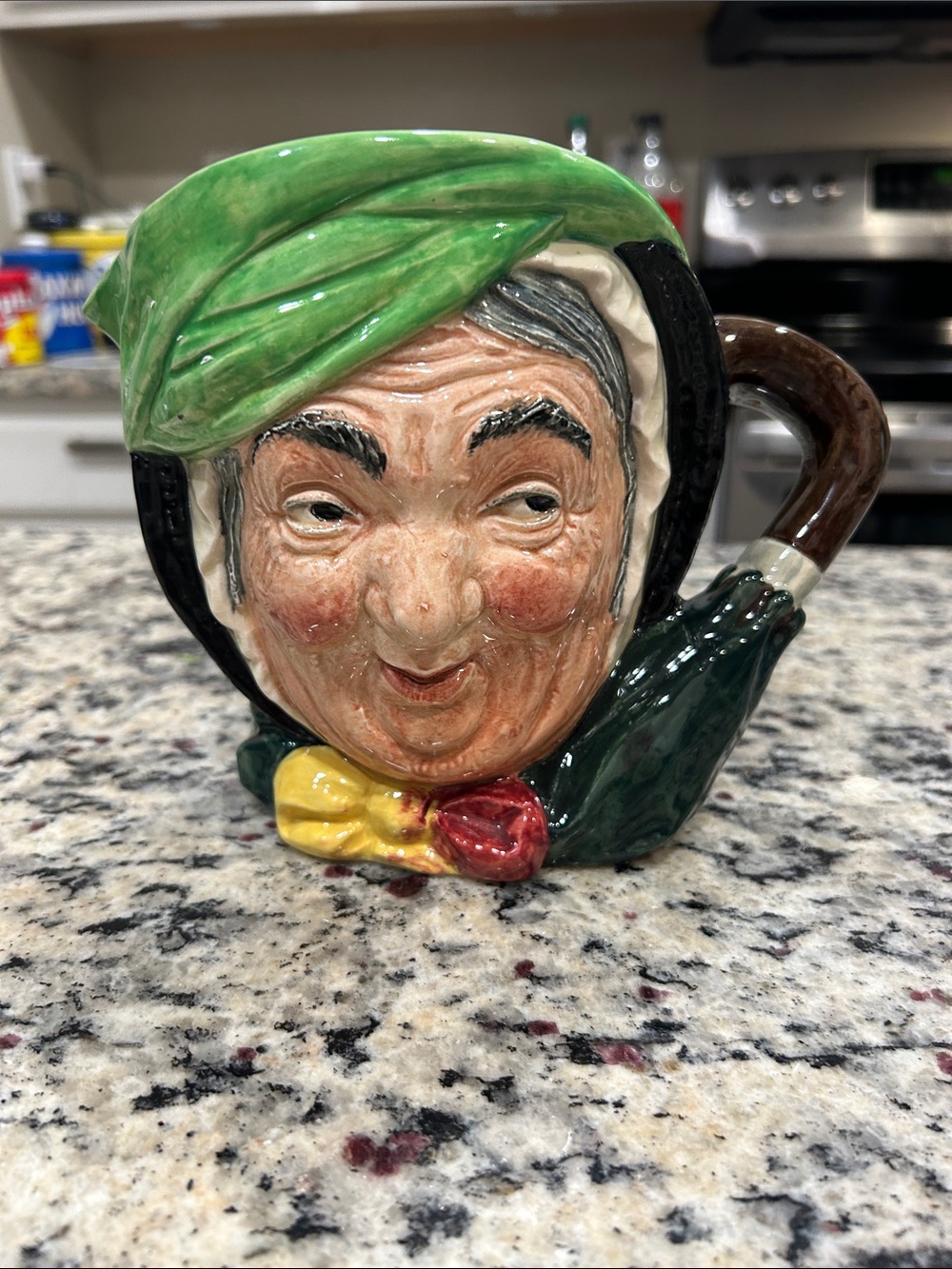 Vintage Royal Doulton 6-3/8" Toby Jug Sairey Camp England Toby Jug Mug (A4)